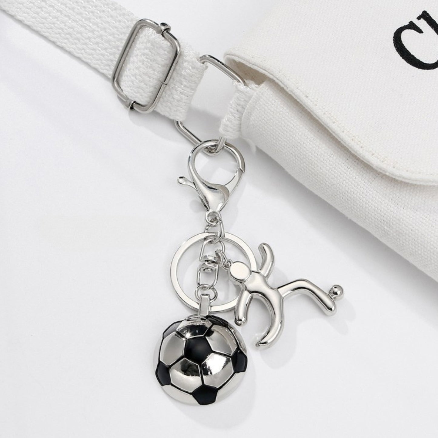 Kicker Soccer Keychain