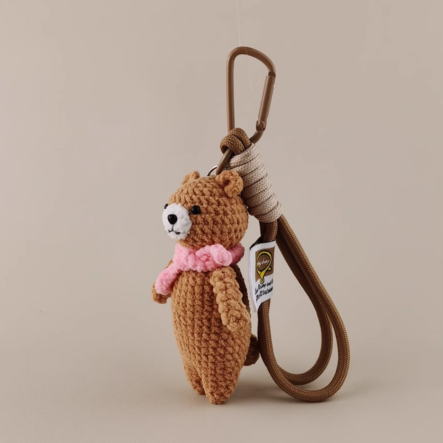Pink Scarf Bear Doll
