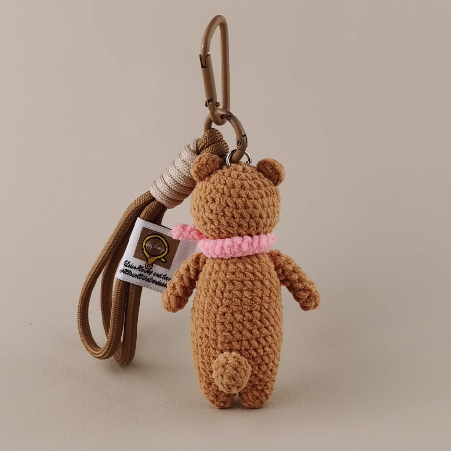 Pink Scarf Bear Doll