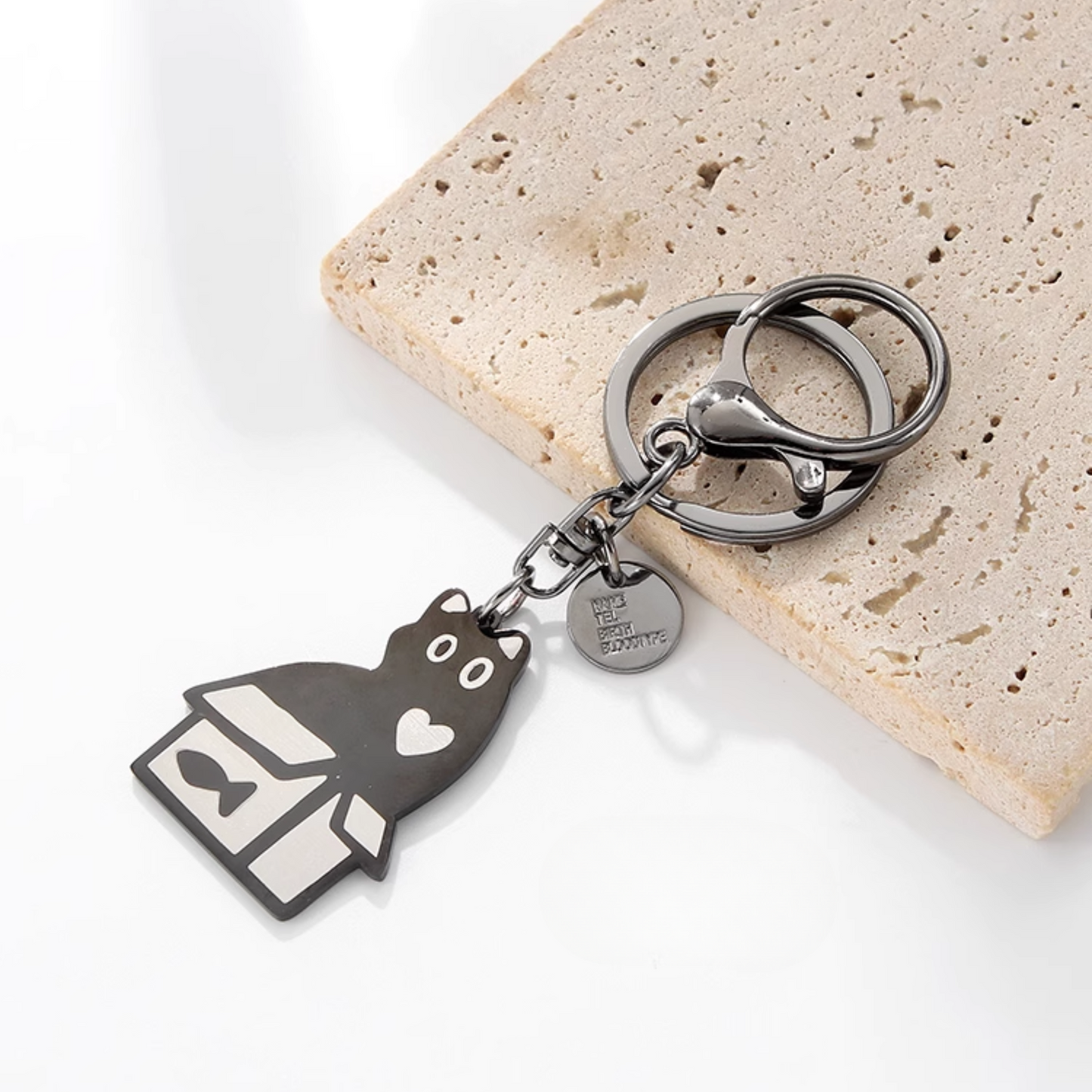 Kitten in Box Keychain