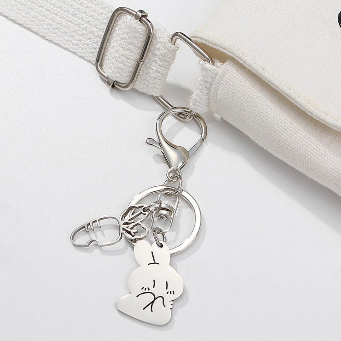 Carrot Bunny Keychain