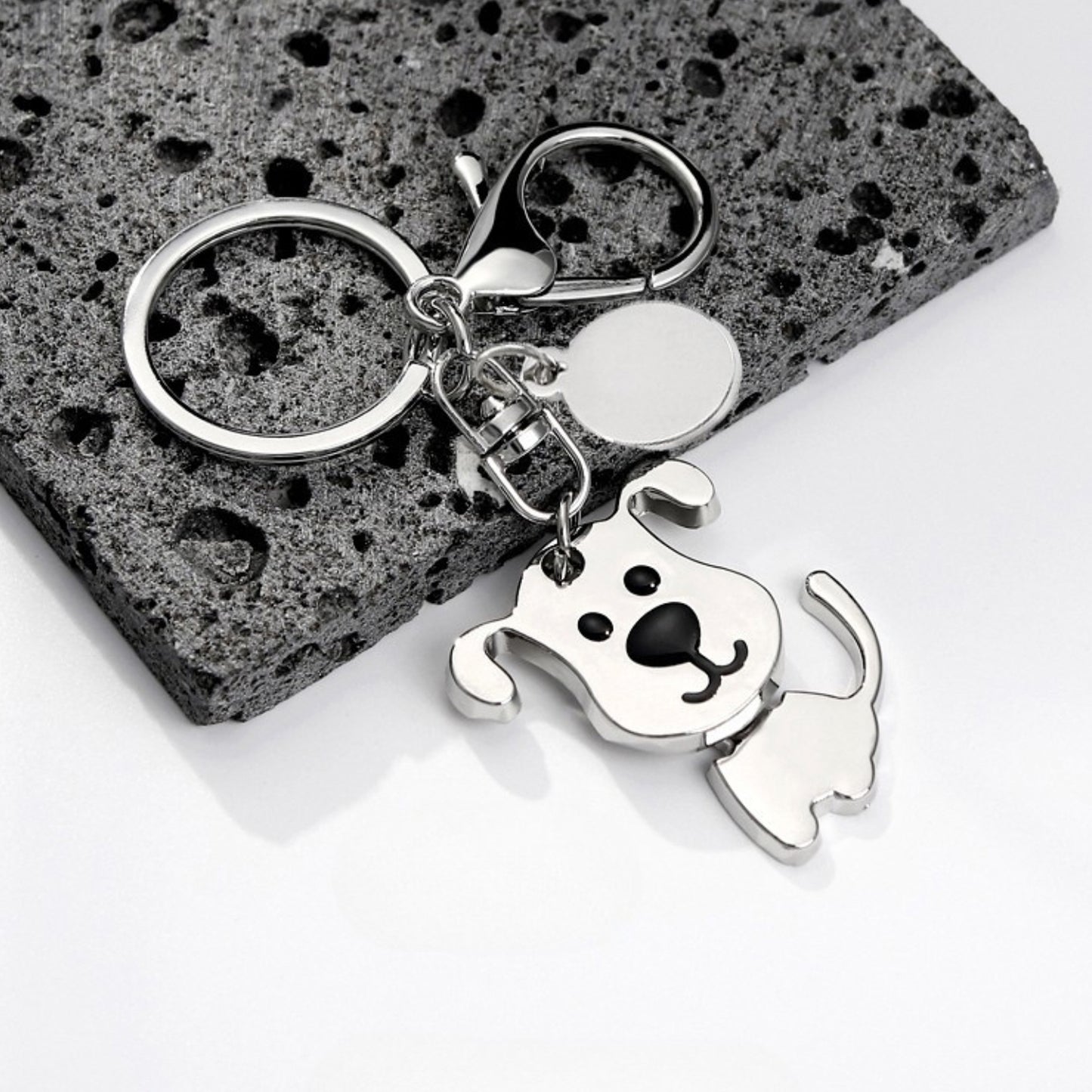 Puppy & Cat Keychain
