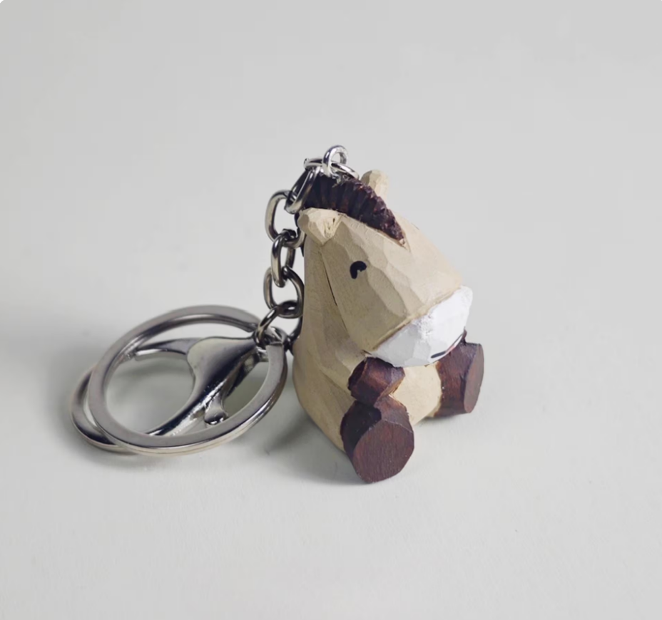 Horse keychain