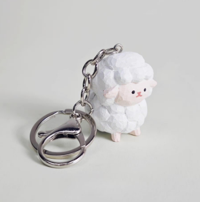 Sheep keychain