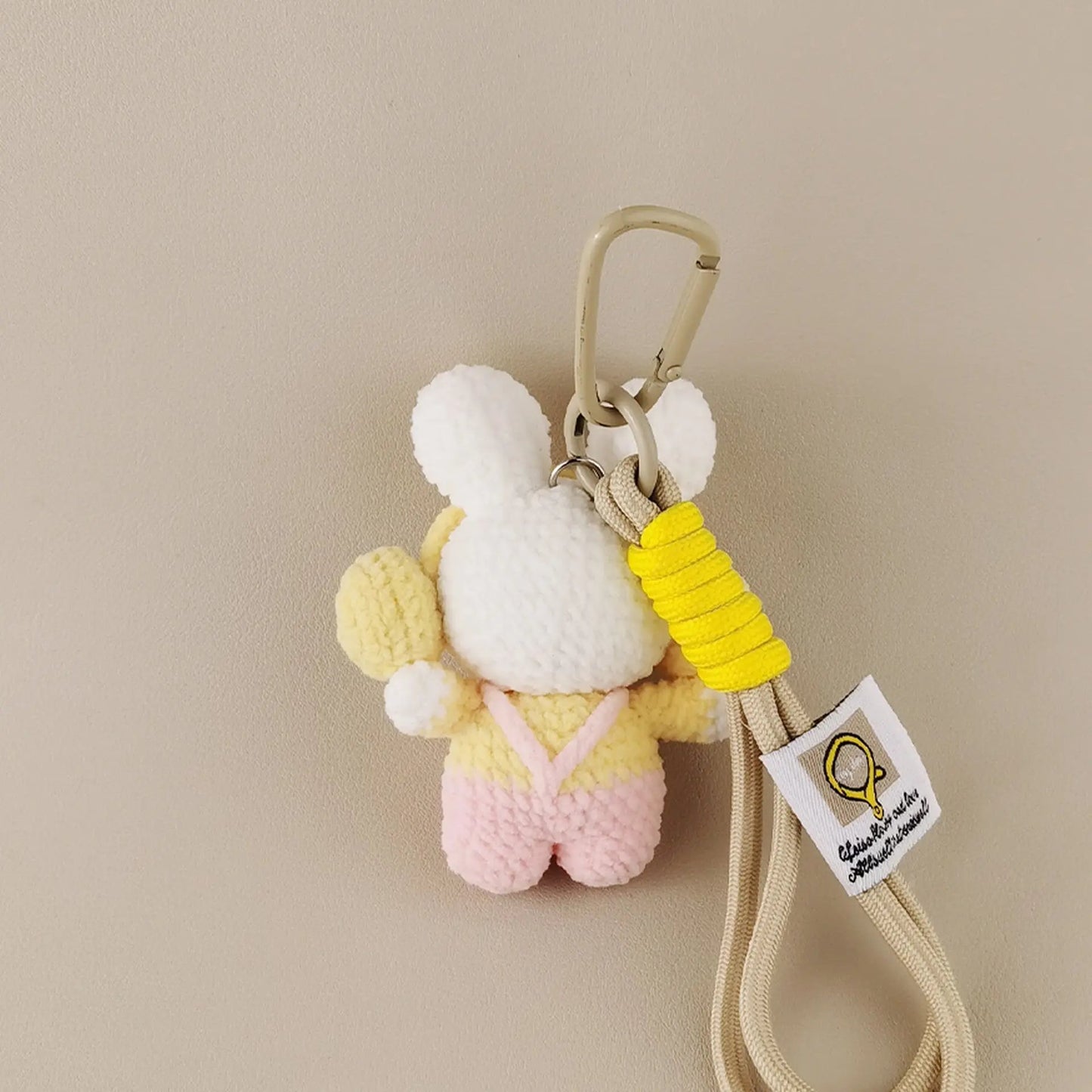 Handmade Headphone Bunny Plush Doll - Cozy Music-loving Companion