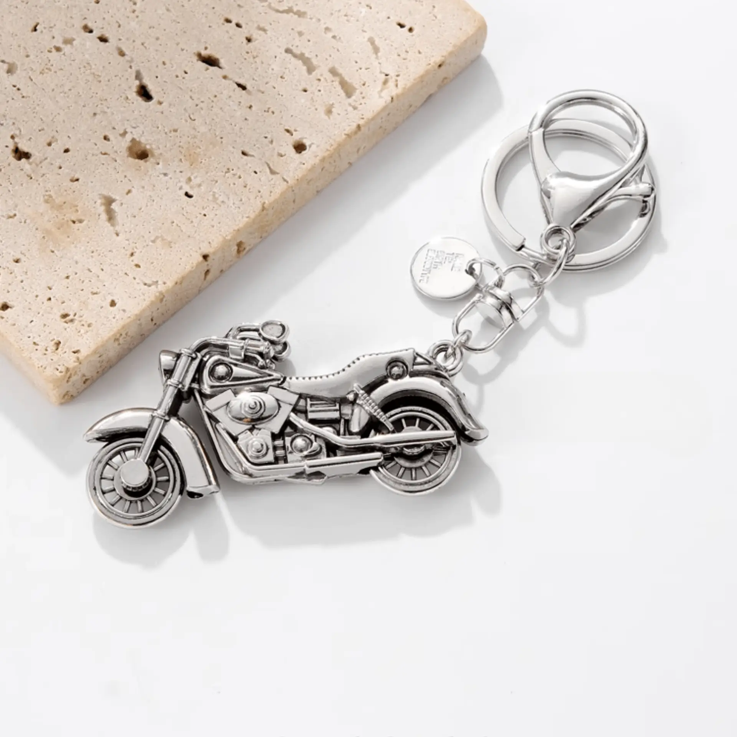 Handmade Motorcycle Metal Keychain: Embrace Freedom & Adventure!