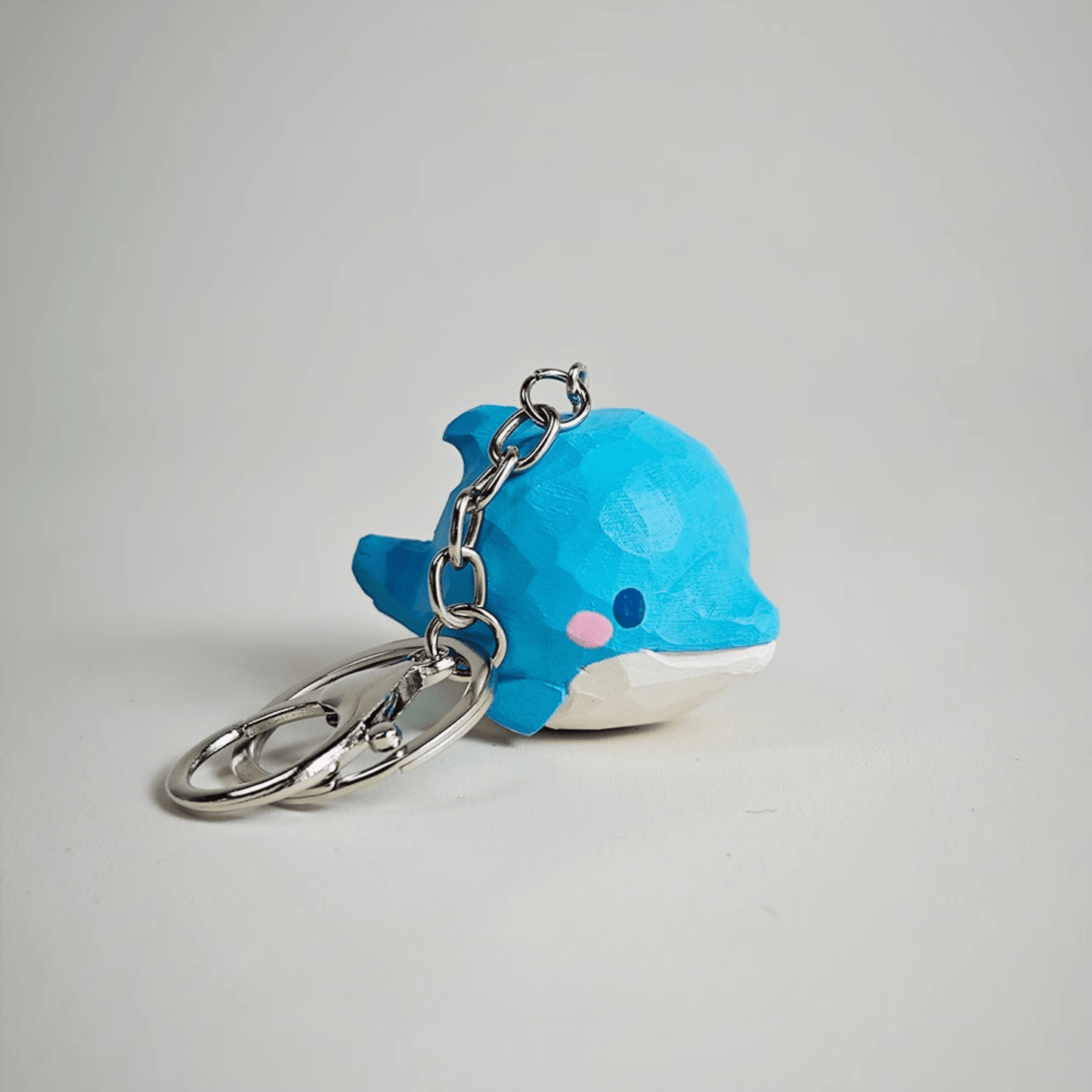 Wooden Dolphin Keychain: Graceful & Joyful Animal-Inspired Charm
