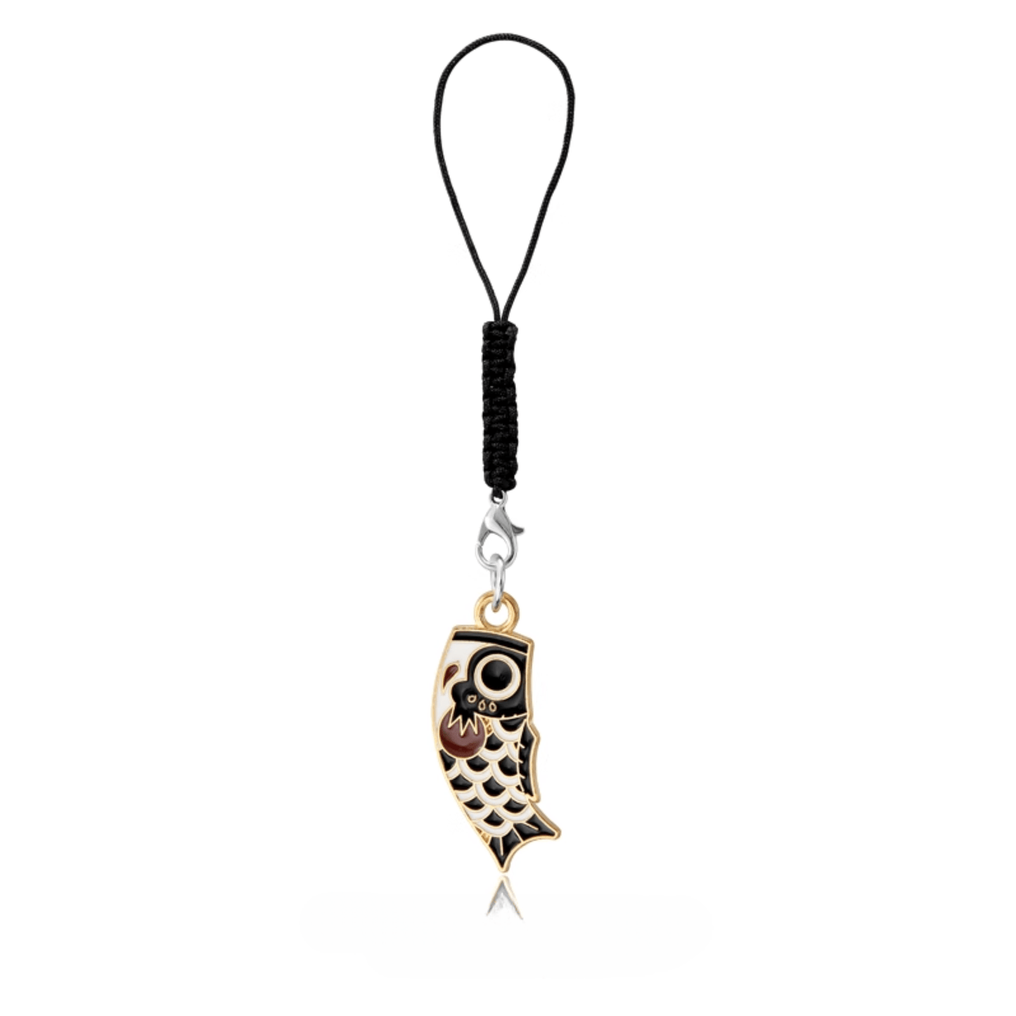 Japanese Koi Carp Metal Keychain: Symbol of Luck & Perseverance