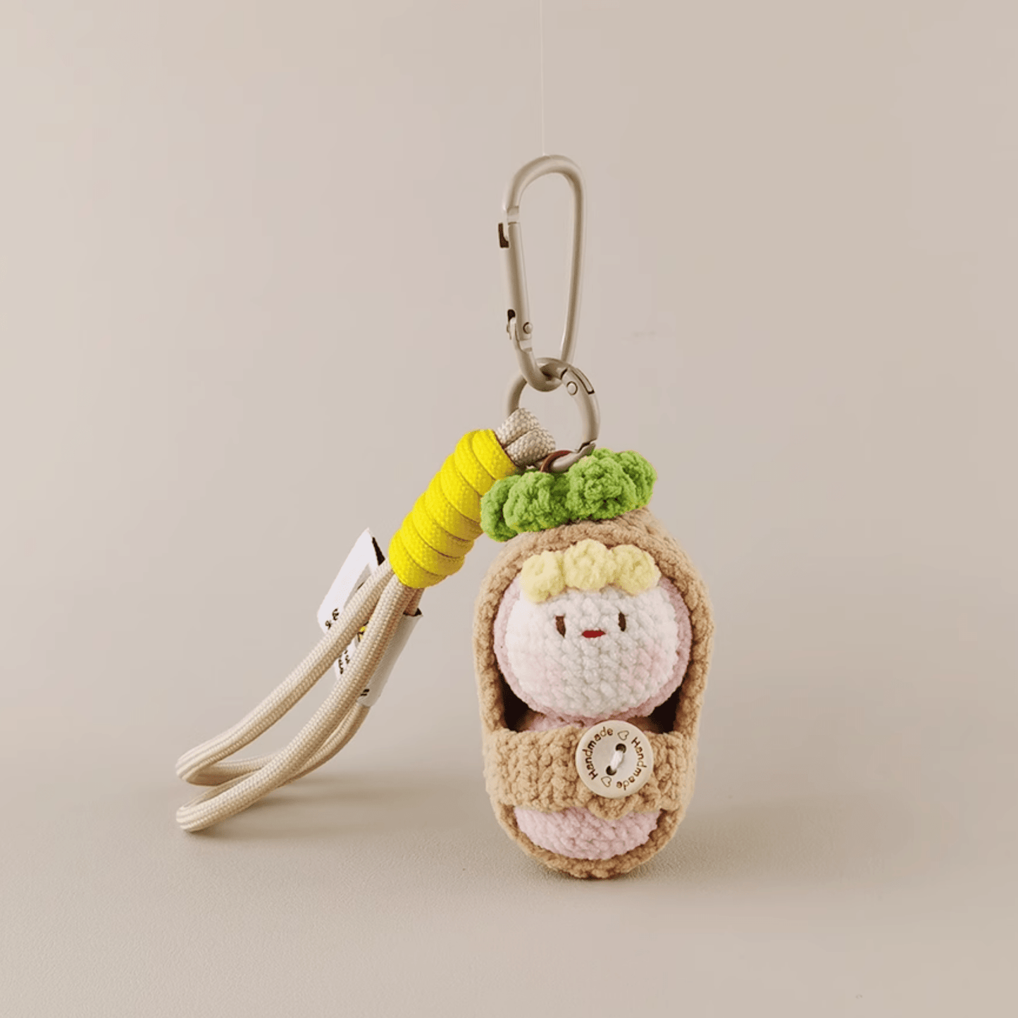 Handmade Peanut Baby Plush Doll for Joyful Days