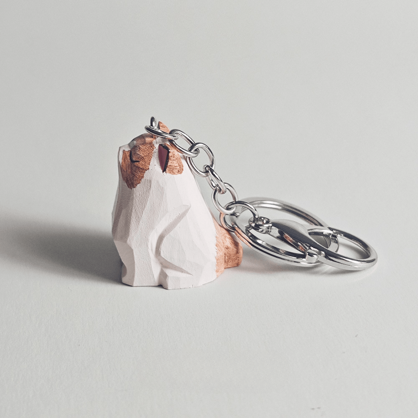 Ragdoll Cat Wooden Keychain - Handcrafted Eco-Friendly Design for Cat Lovers