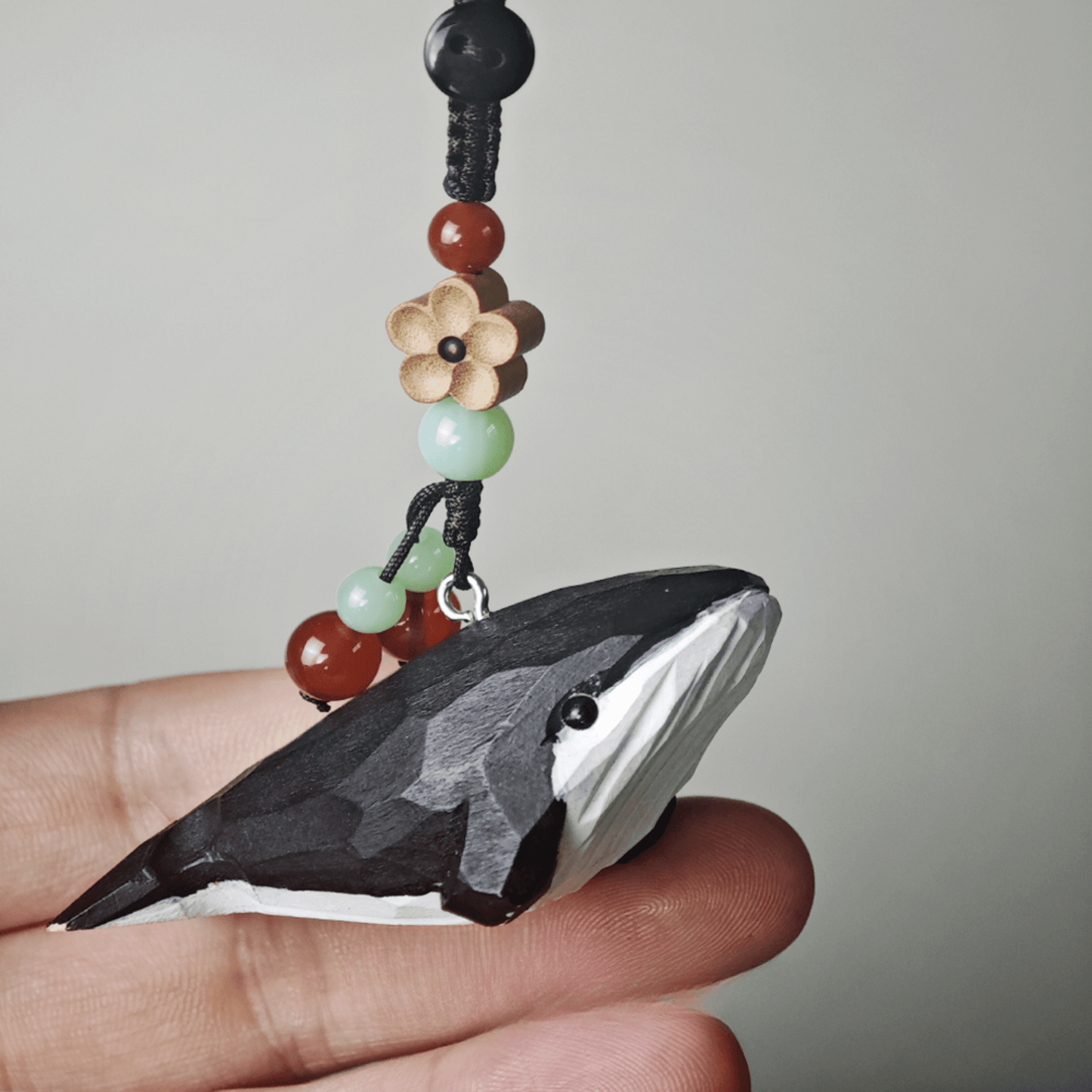 Wooden Whale Keychain - Nature & Ocean Power in Miniature
