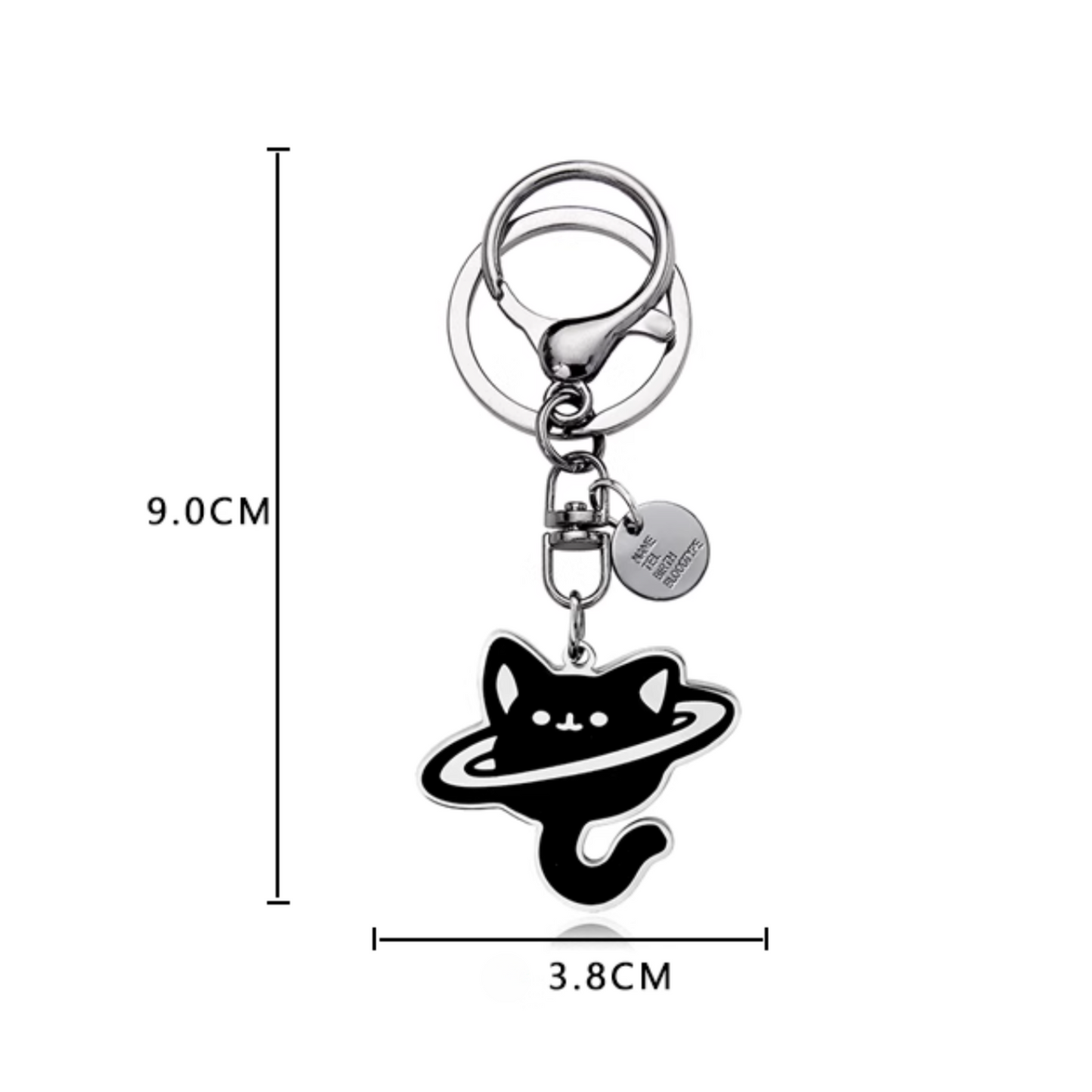 Planet Cat Keychain