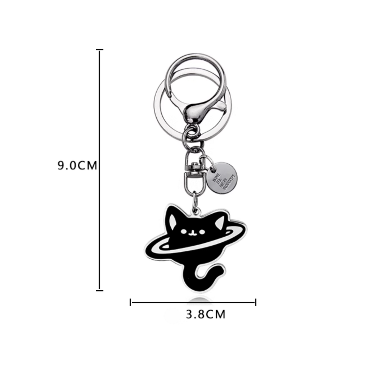 Black Cat Keychain