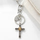 Pray Cross Keychain