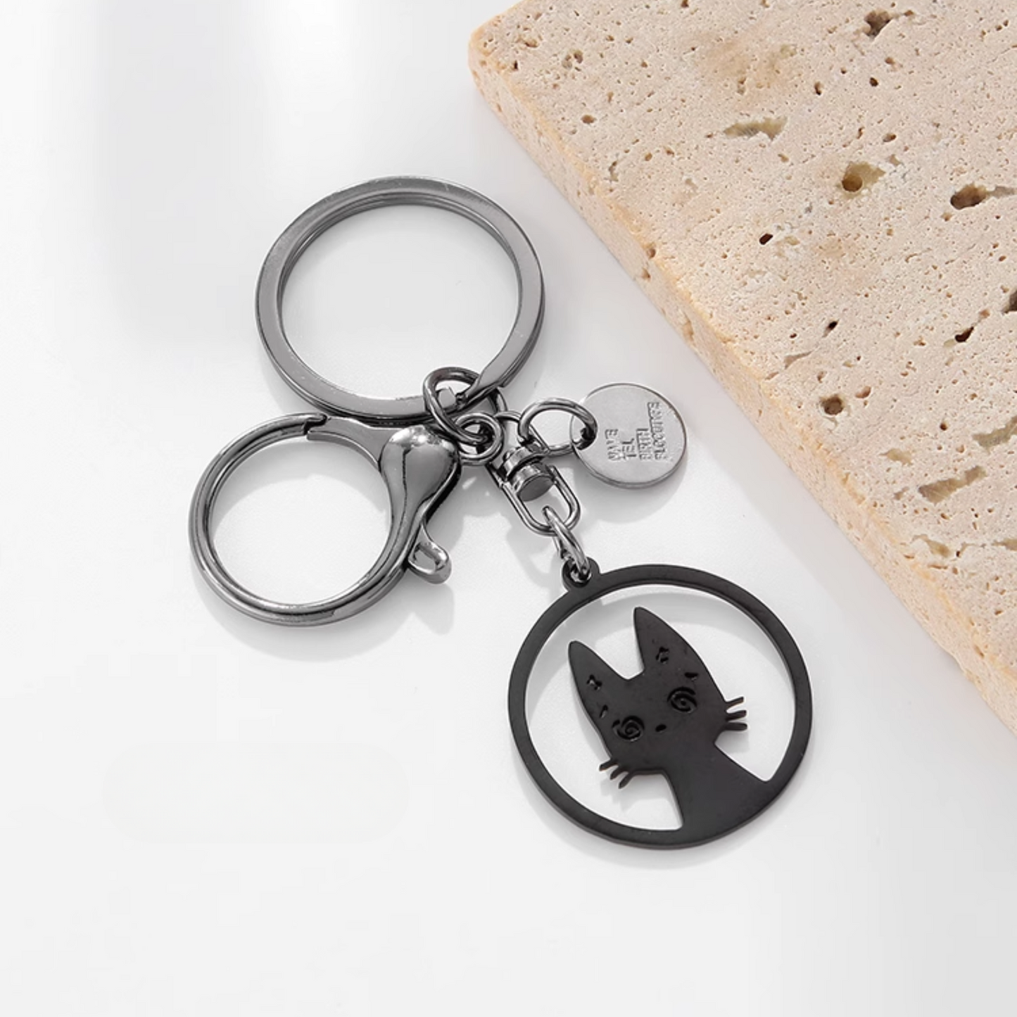 Black Cat Keychain