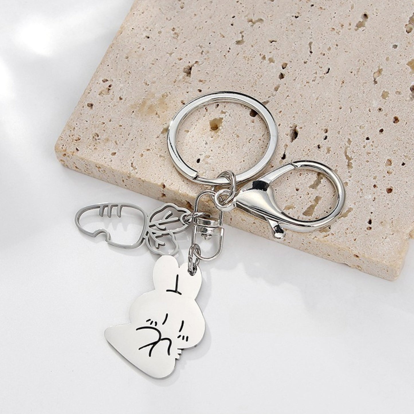 Carrot Bunny Keychain