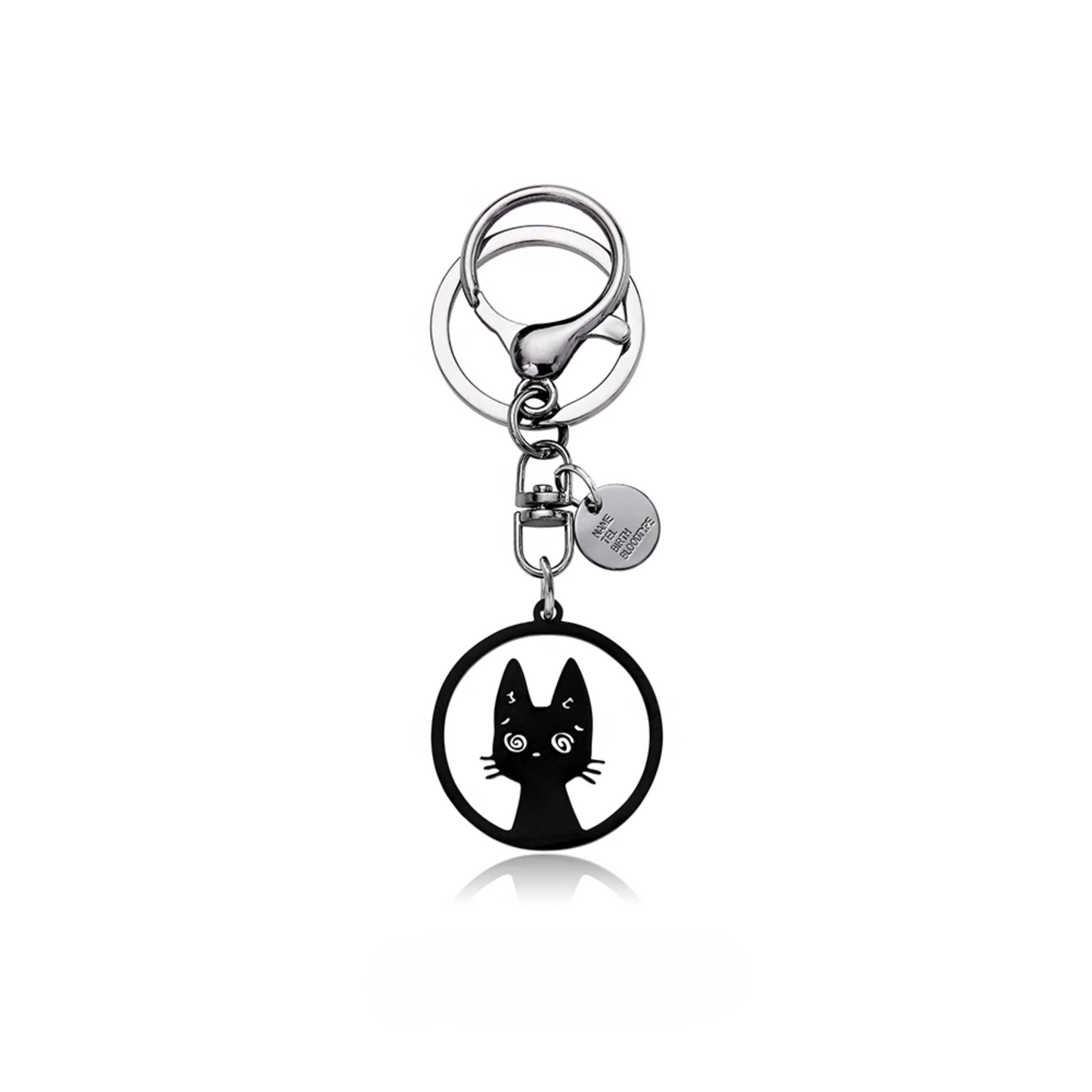 Black Cat Keychain