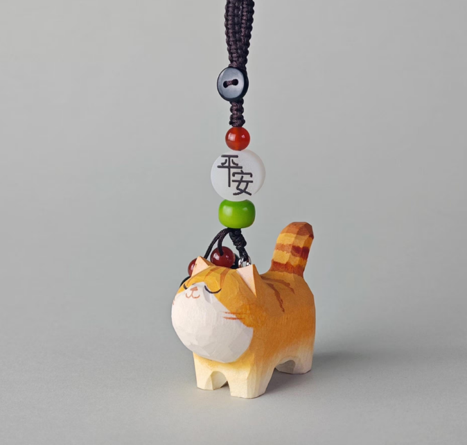 Cat buckle keychain