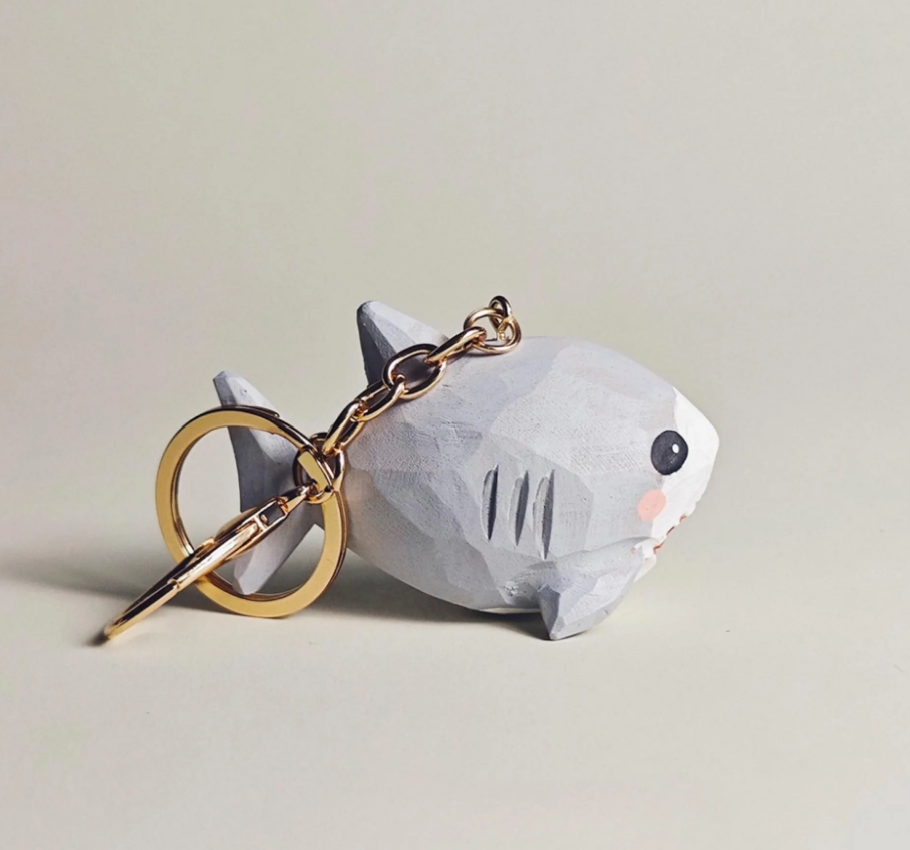 Shark keyring