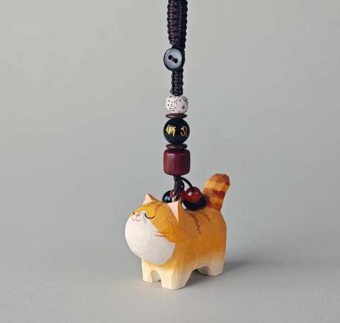 Cat buckle keychain