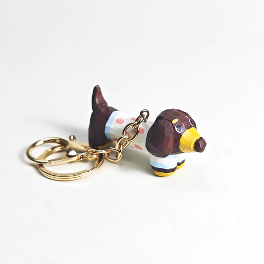 dachshund keychain