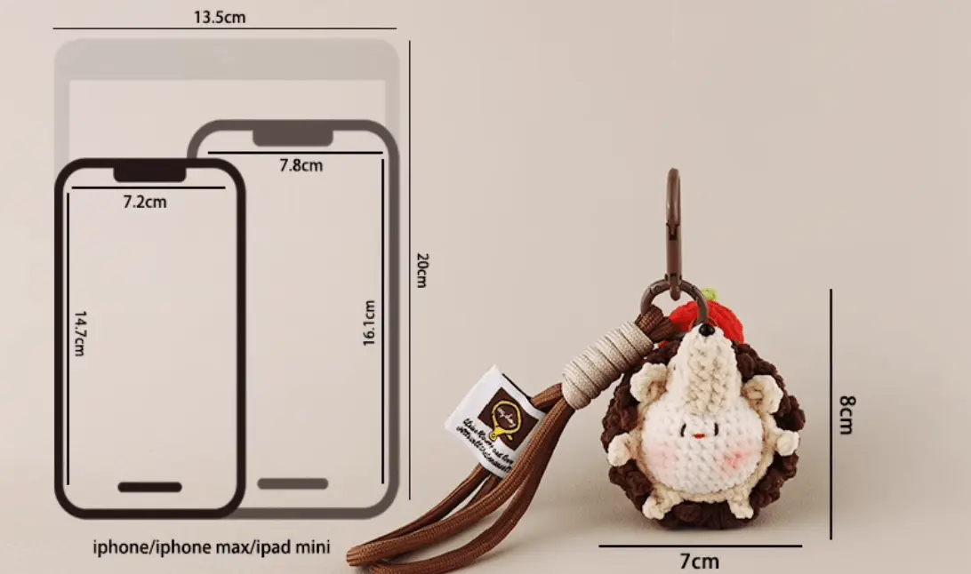 Handmade Hedgehog Plush Doll - Cuteness for Animal Lovers!