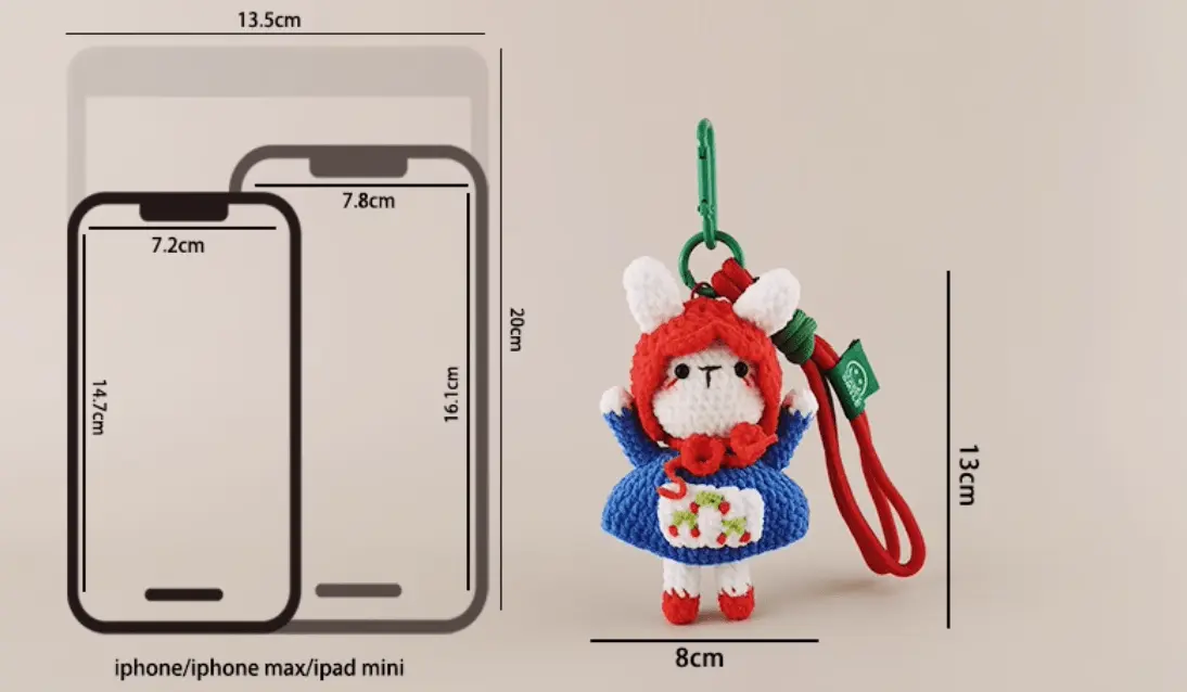 Handmade Pastoral Bunny Plush Doll: Nostalgic Nature Companion