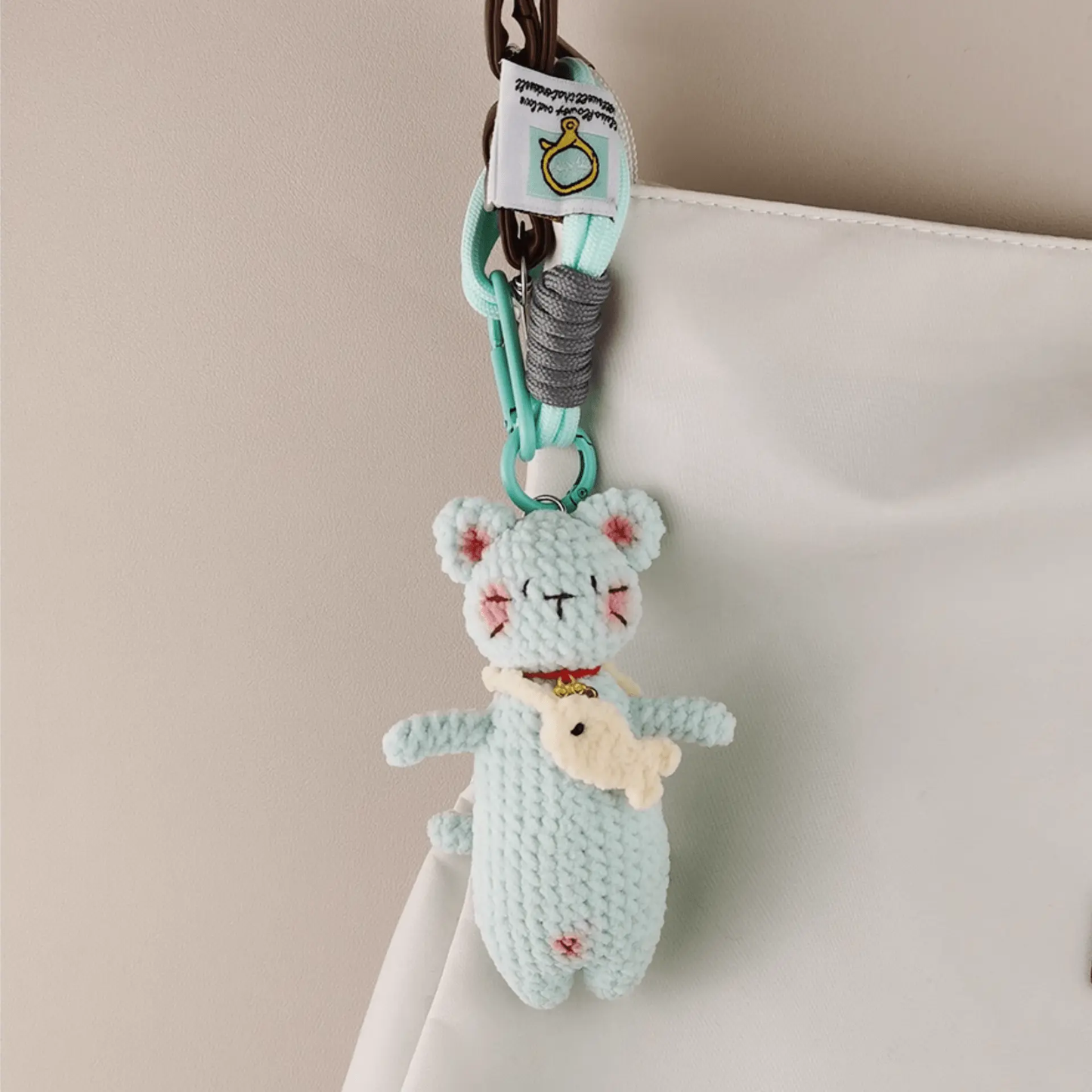 Handmade Piscivore Cat Plush: Whimsical Cat Lover's Companion