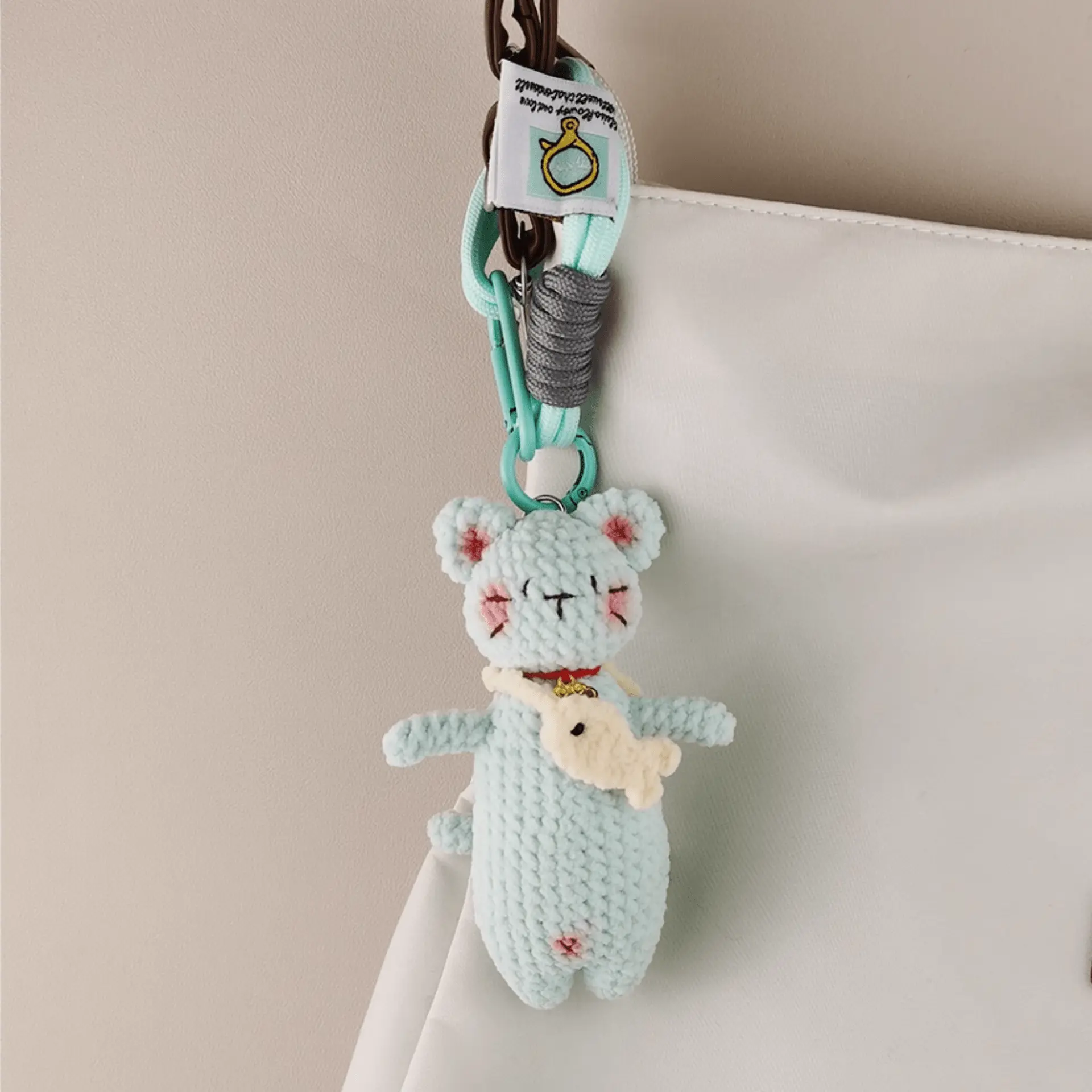 Handmade Piscivore Cat Plush: Whimsical Cat Lover's Companion