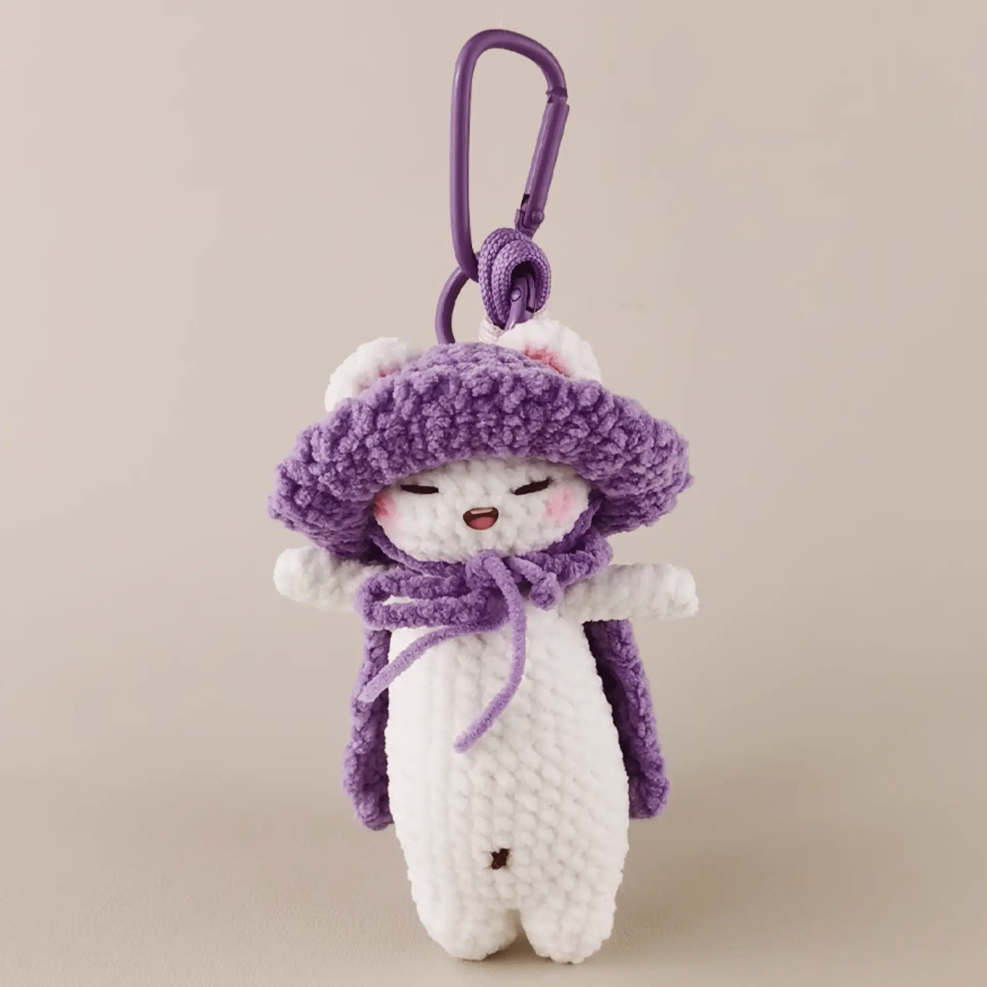 Handmade Busybody Cat Plush Doll - A quirky, humorous addition to your collection!