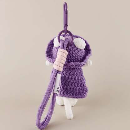 Handmade Busybody Cat Plush Doll - A quirky, humorous addition to your collection!