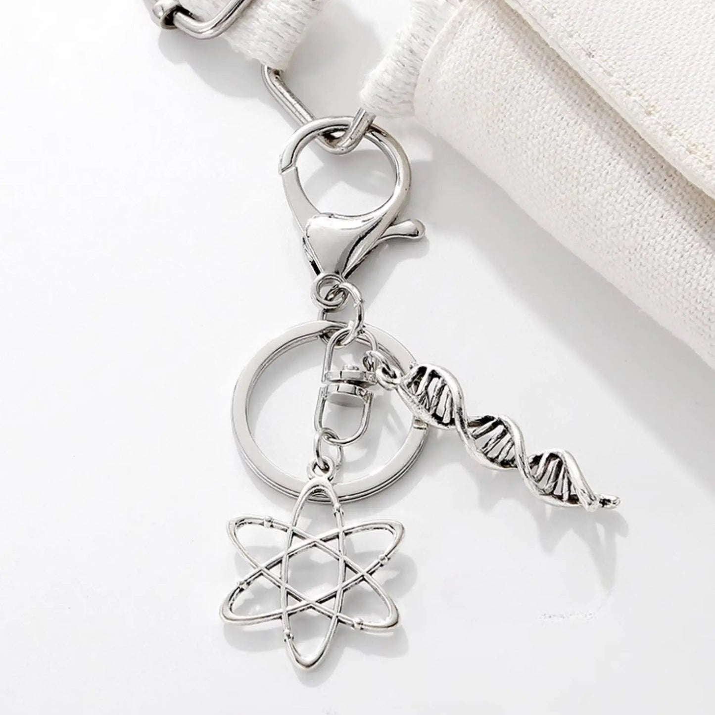 Handmade Genes Metal Keychain: For the Science Enthusiast