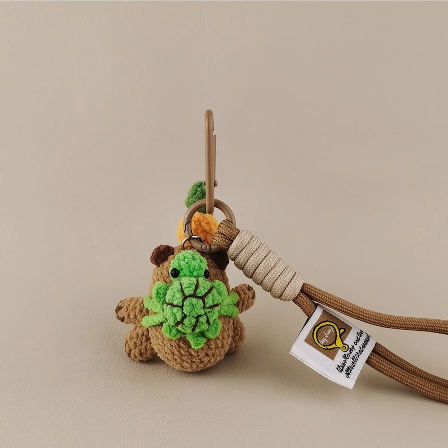 Handmade Bib Capybara Plush Doll: Uniquely Quirky Companion