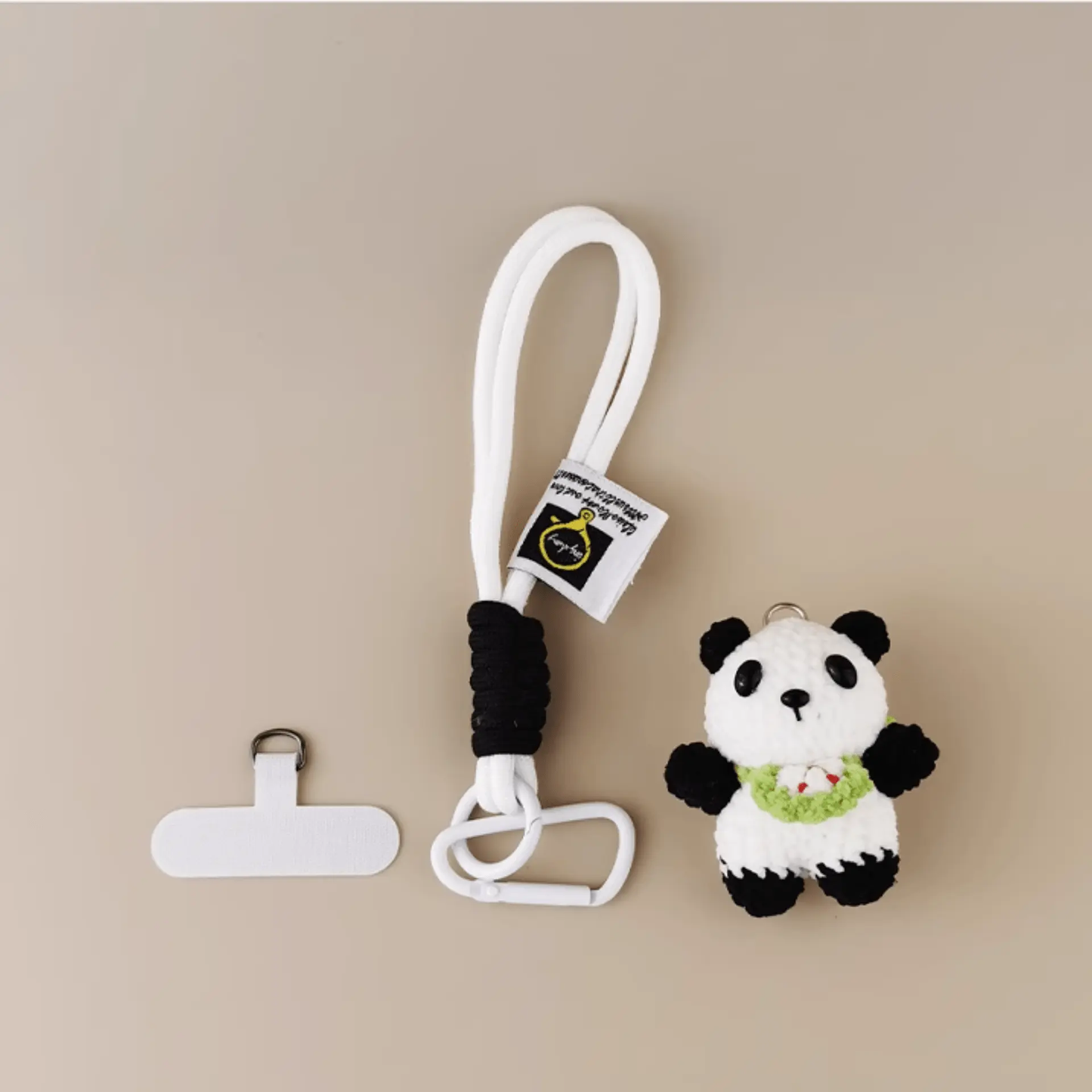 Handmade Bib Panda Plush Doll: Your Playful Companion for Comfort and Warmth