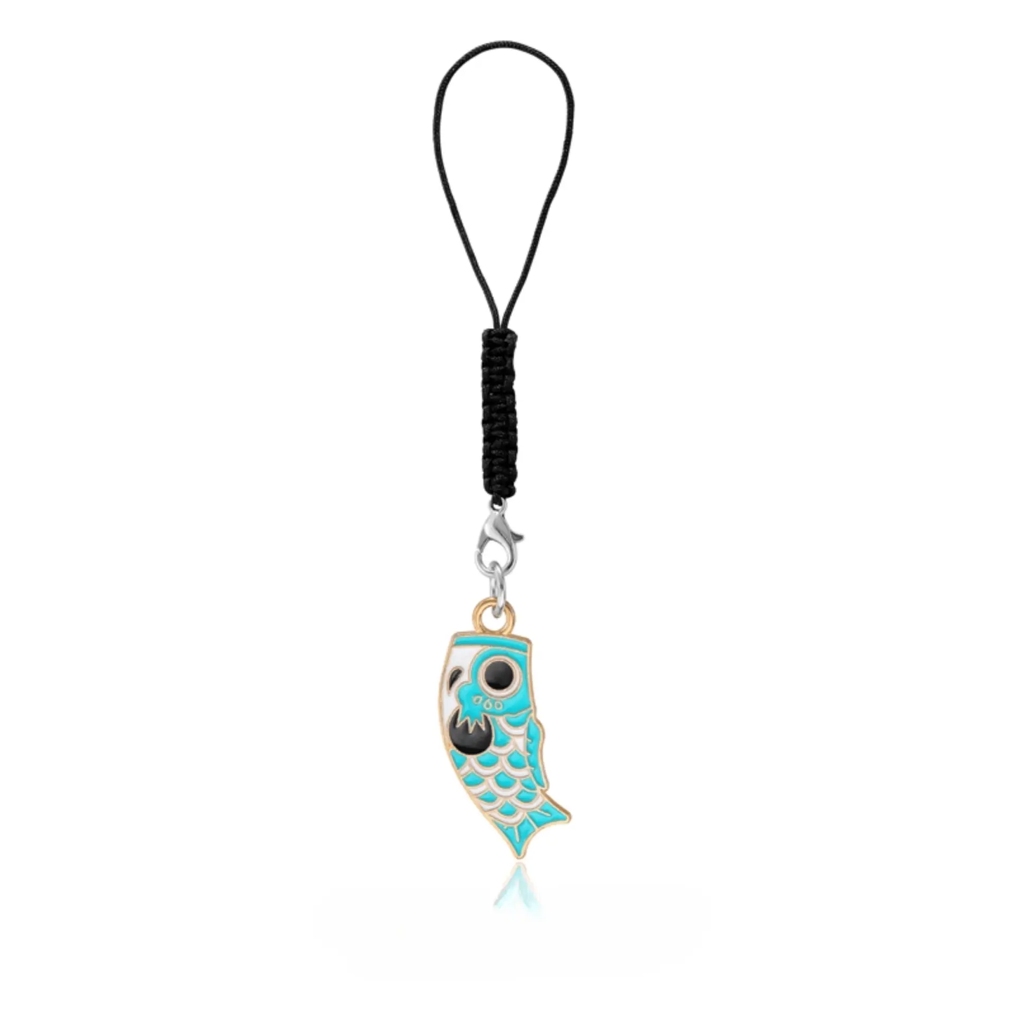 Japanese Koi Carp Metal Keychain: Symbol of Luck & Perseverance