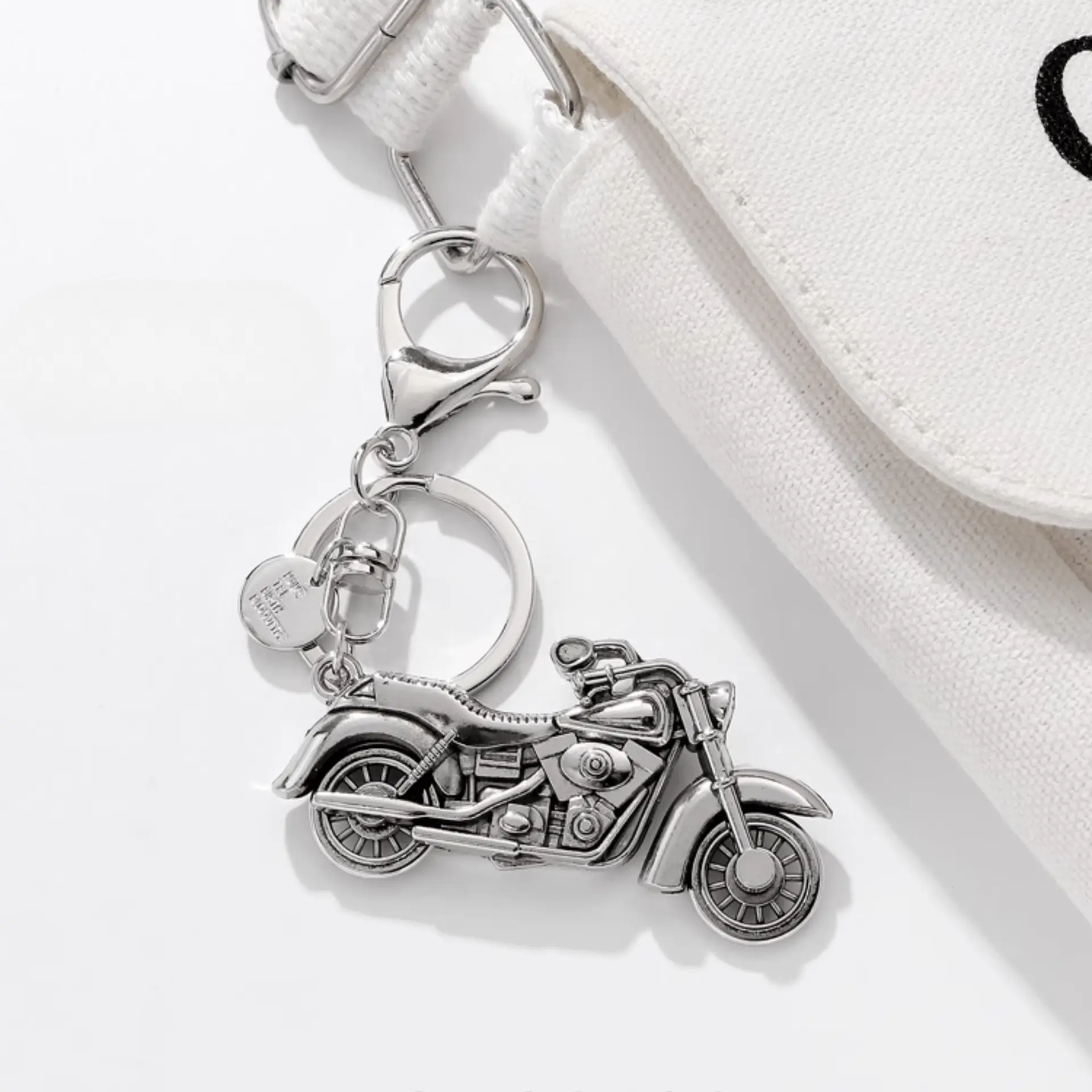 Handmade Motorcycle Metal Keychain: Embrace Freedom & Adventure!