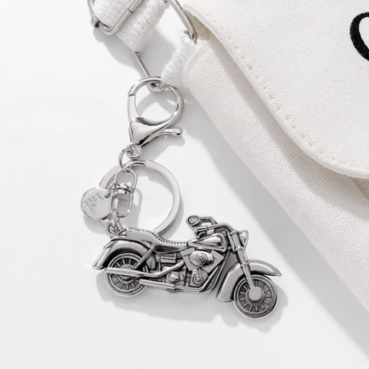 Handmade Motorcycle Metal Keychain: Embrace Freedom & Adventure!