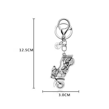 Handmade Motorcycle Metal Keychain: Embrace Freedom & Adventure!