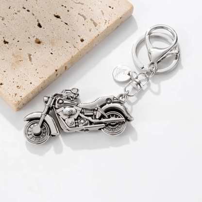 Handmade Motorcycle Metal Keychain: Embrace Freedom & Adventure!