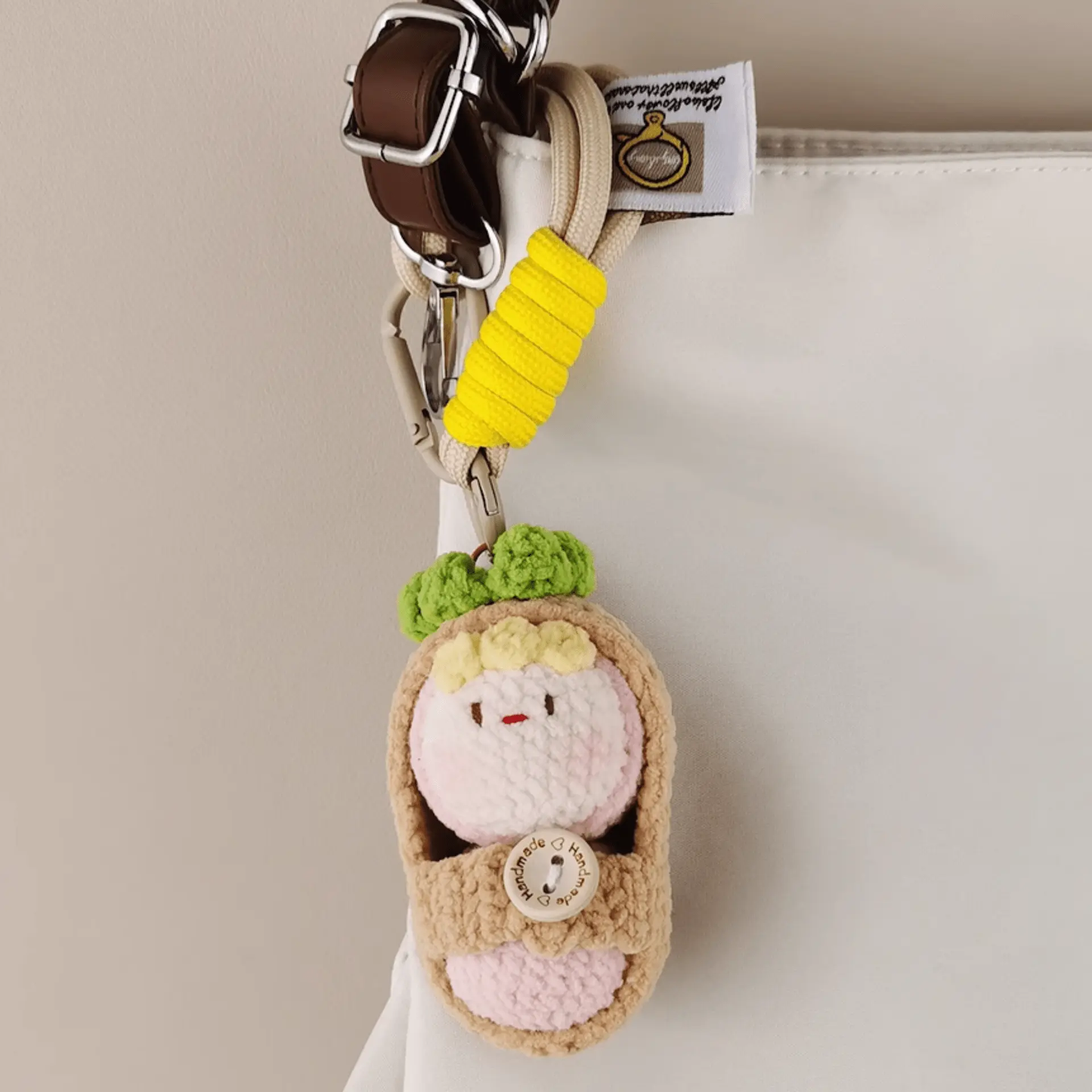 Handmade Peanut Baby Plush Doll for Joyful Days