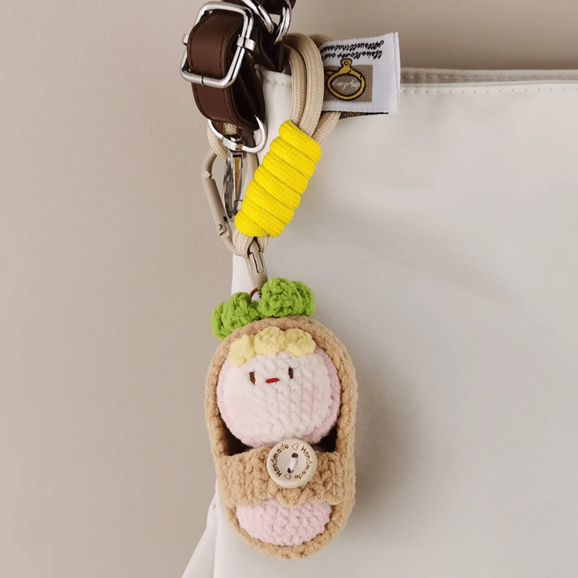 Handmade Peanut Baby Plush Doll for Joyful Days