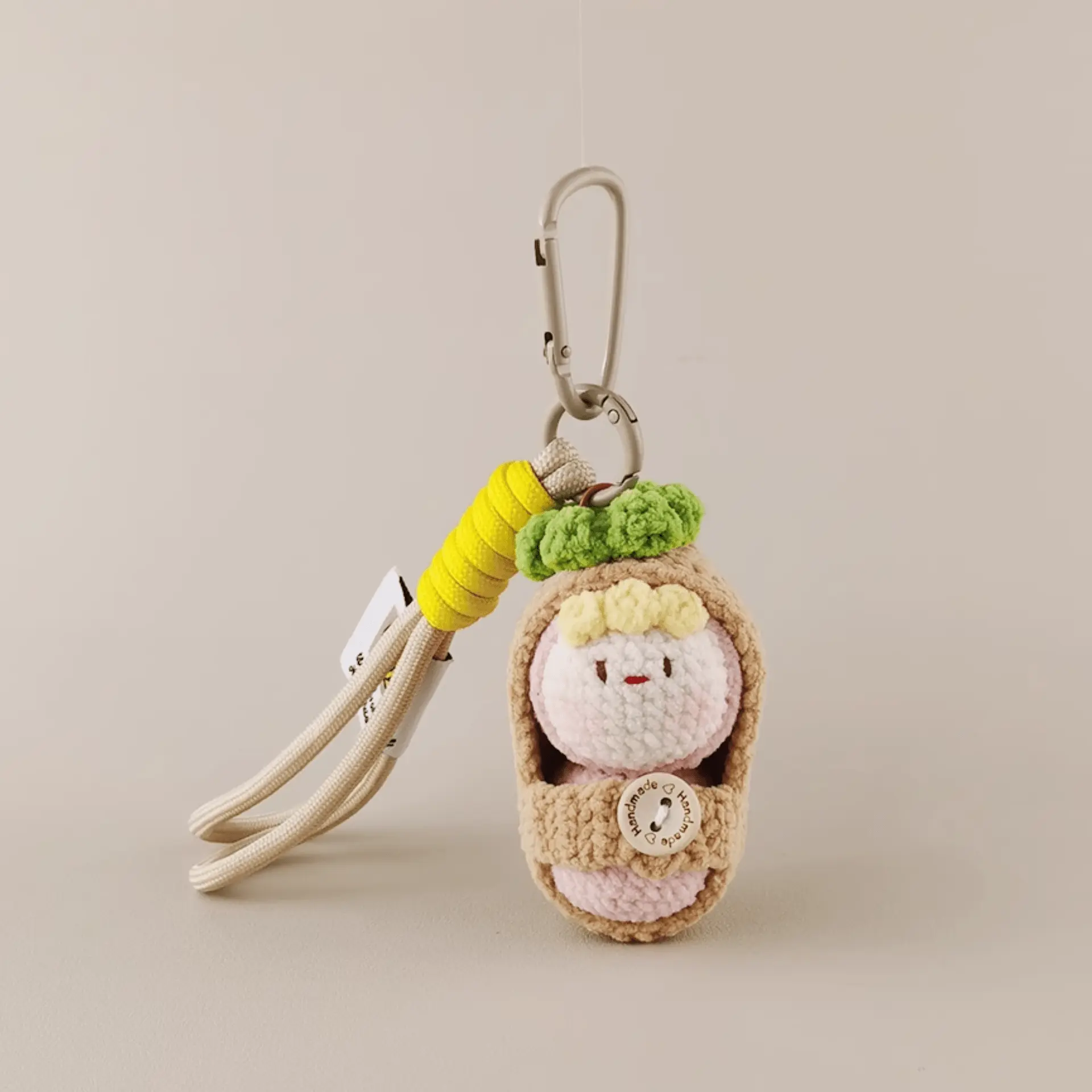 Handmade Peanut Baby Plush Doll for Joyful Days