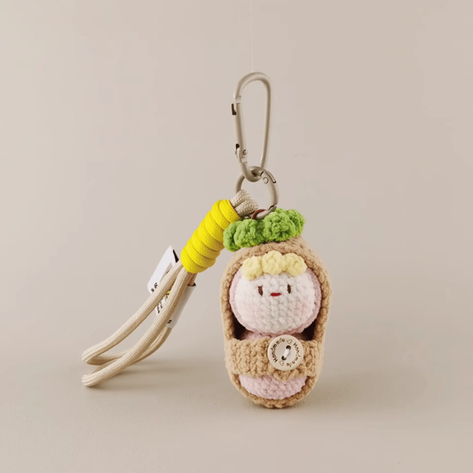 Handmade Peanut Baby Plush Doll for Joyful Days