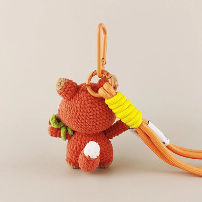 Handmade Prince Fox Plush Doll - Whimsical & Regal Companion