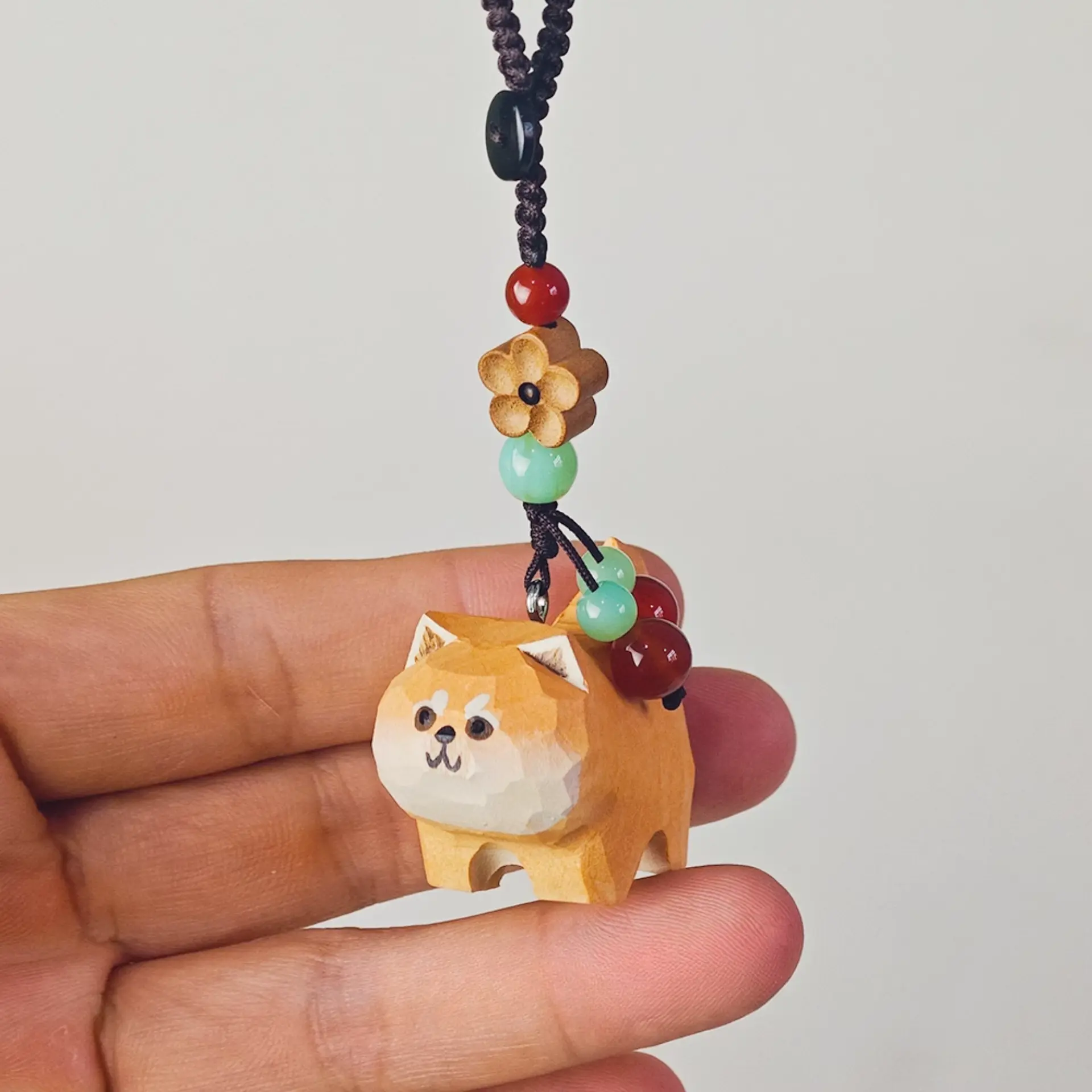 Wooden Puppy Keychain: Eco-Friendly Pet Companion for Your Keys