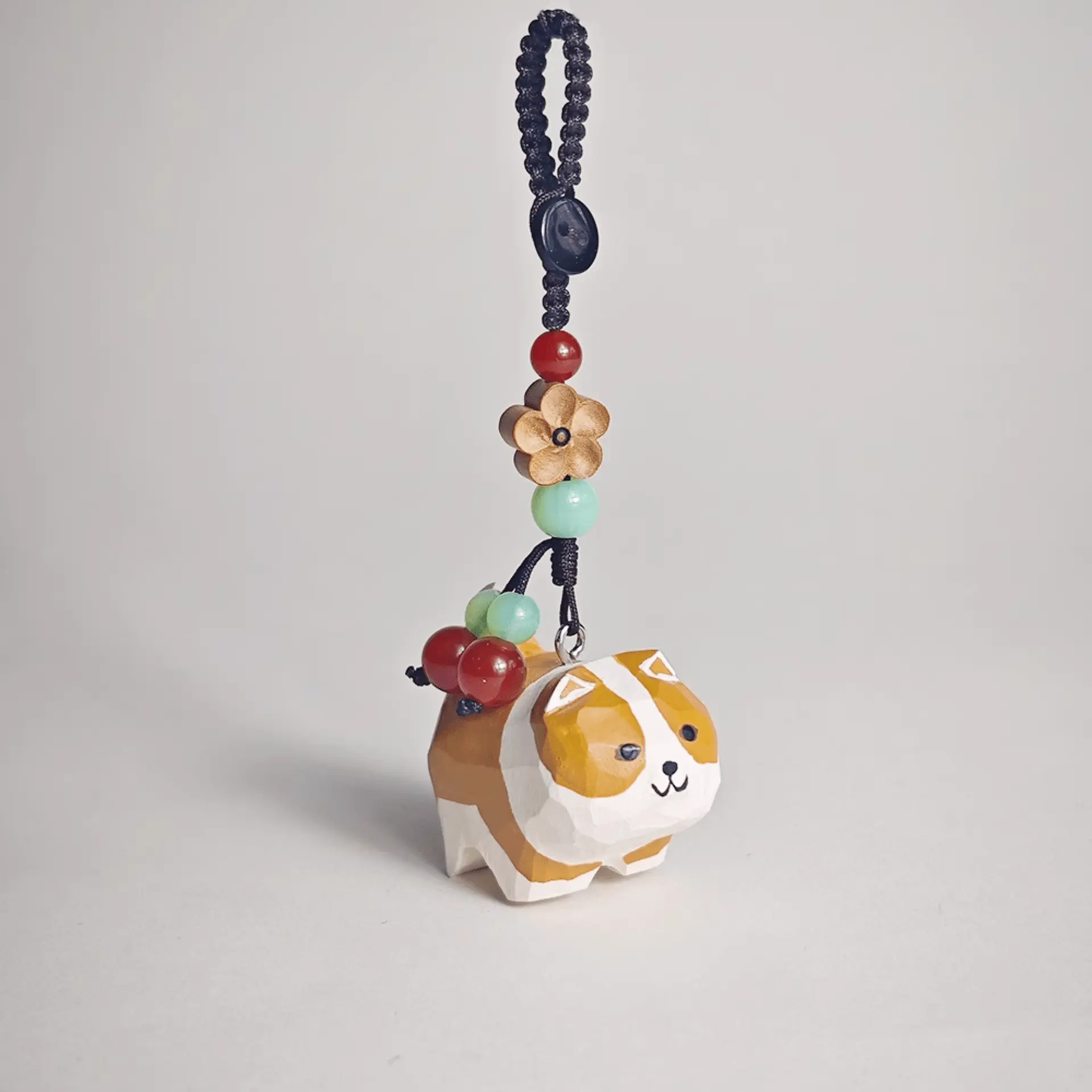 Wooden Puppy Keychain: Eco-Friendly Pet Companion for Your Keys