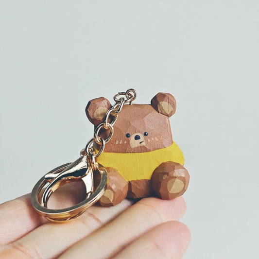 Rice ball bear keychain - REVEALME