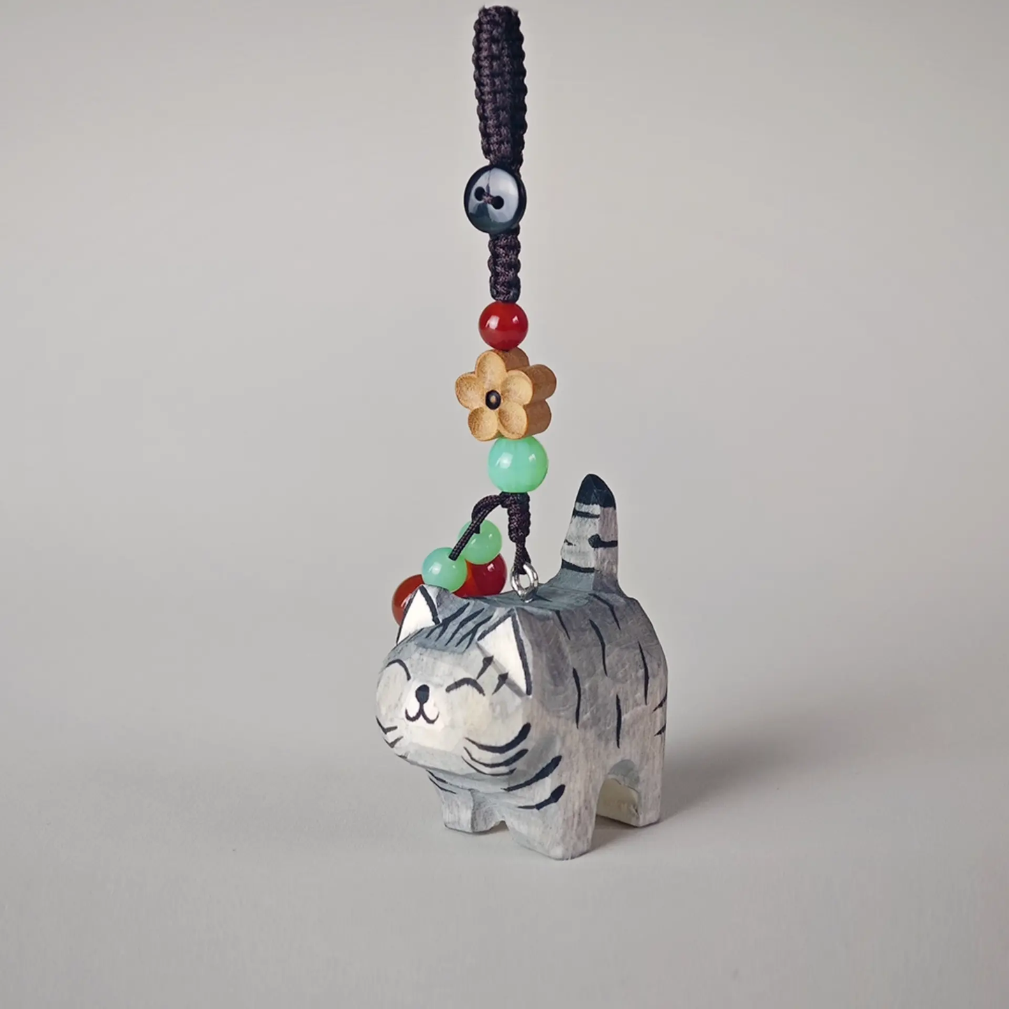Stripe cat Keychain - REVEALME