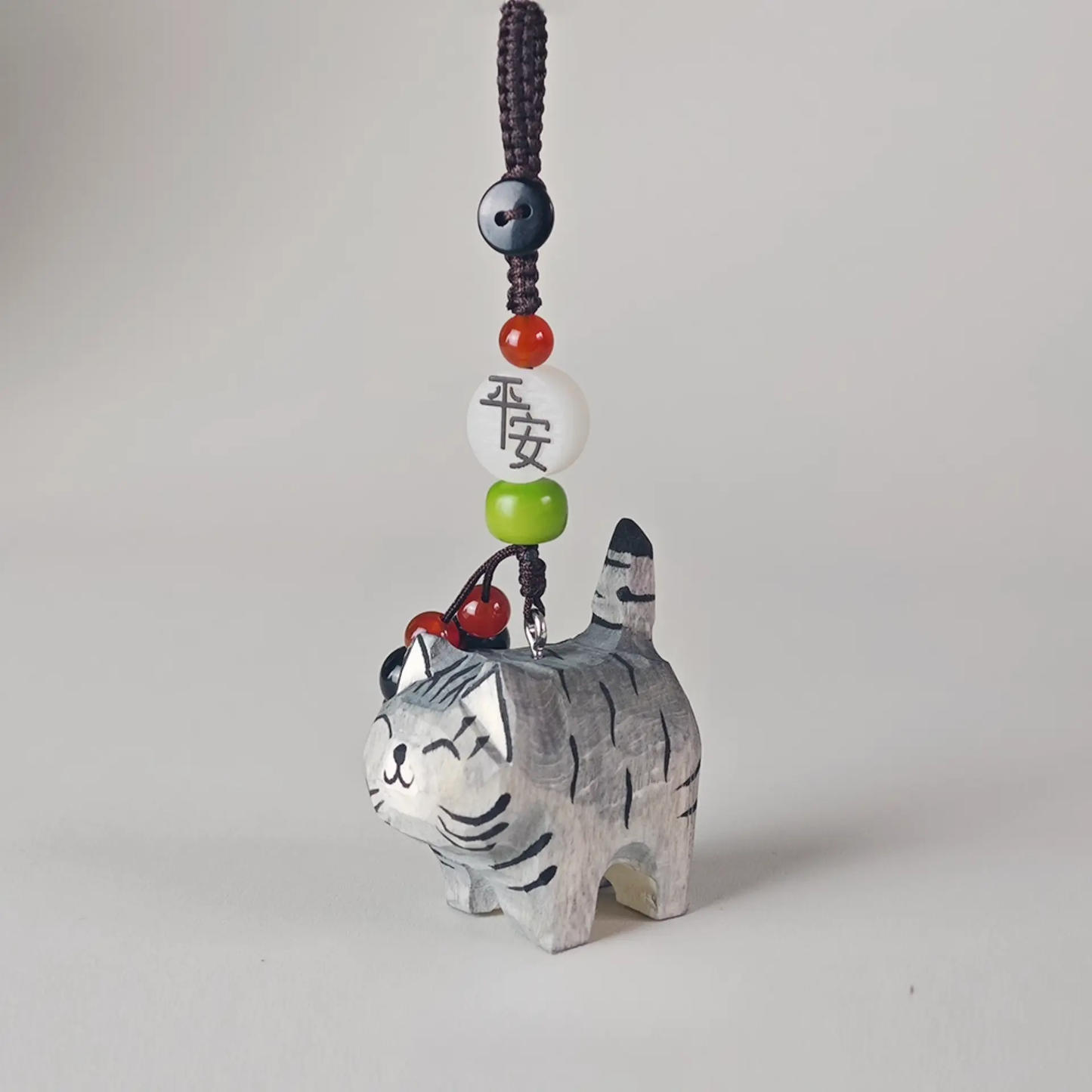Stripe cat Keychain - REVEALME