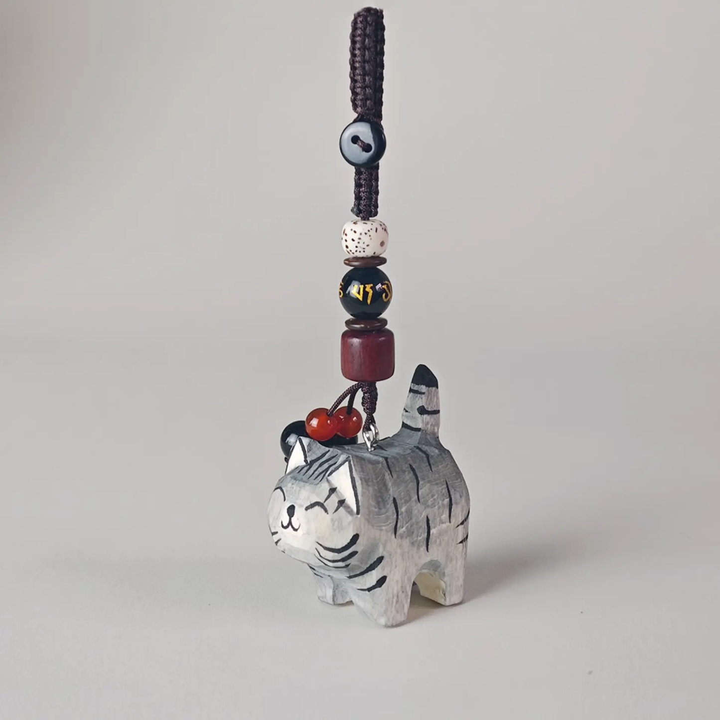 Stripe cat Keychain - REVEALME